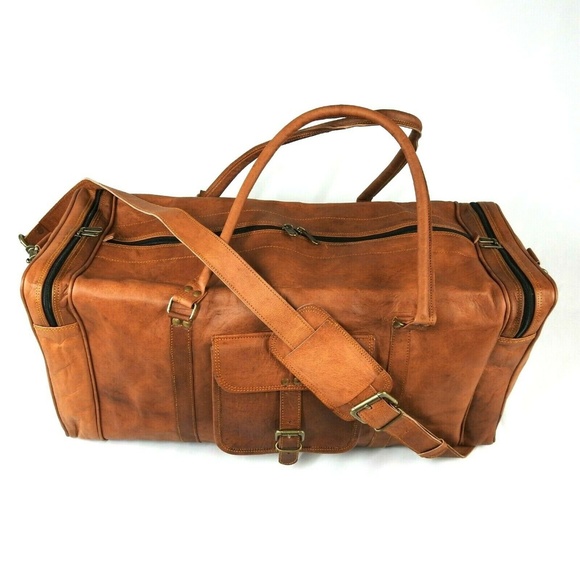Komal's Passion Leather Other - Komal's Passion Leather 24 Inch Square Duffel Bag